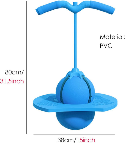 Pogo Ball with Detachable Handle – 639lb Capacity, for Kids & Adults, Pump Included