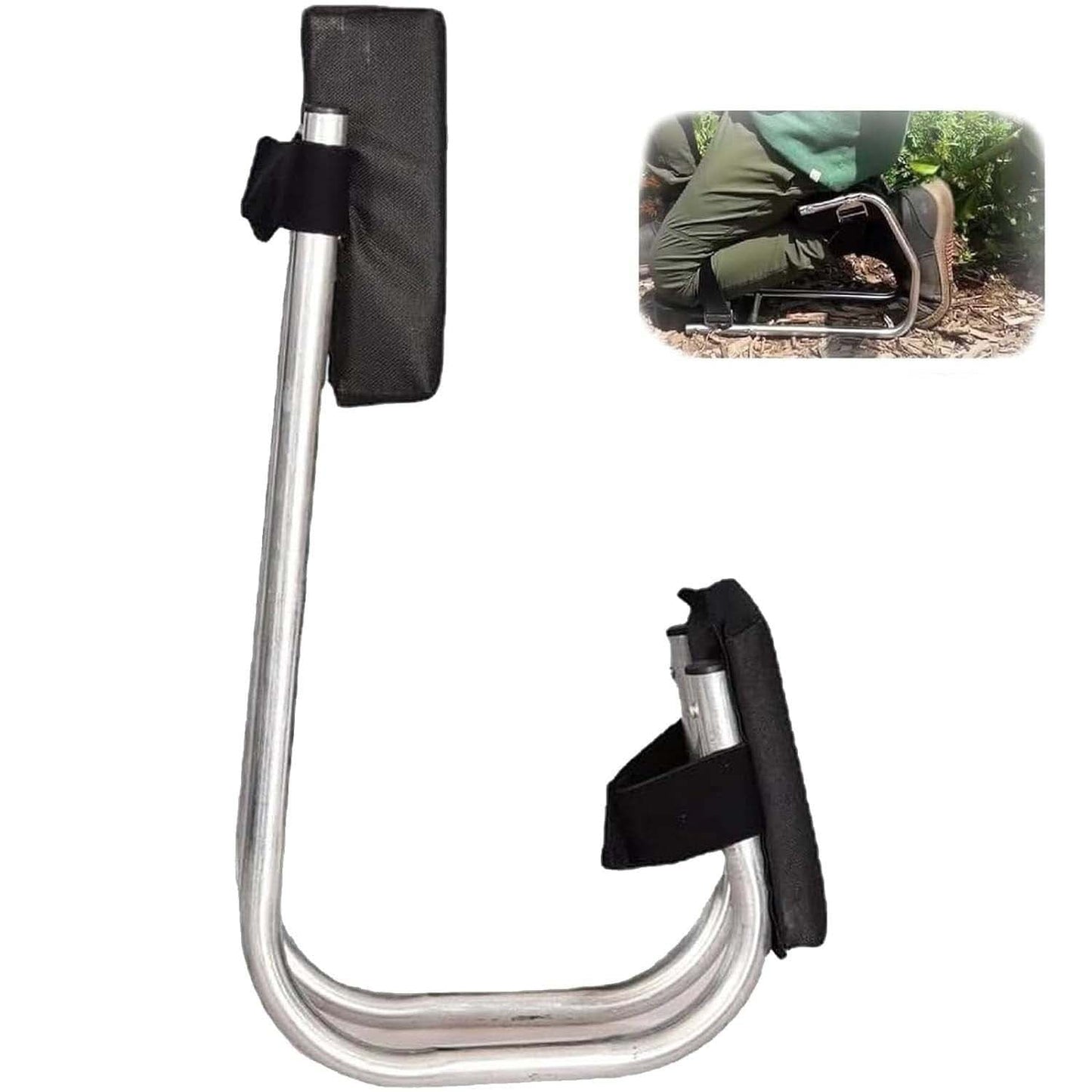 Wearable Gardening Kneeler – Foldable, 330lb Capacity, with Tool Pouch