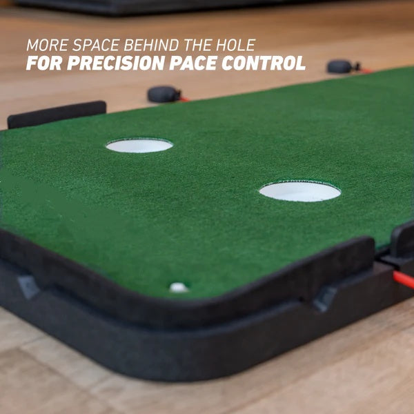 Adjustable Golf Putting Mat – Realistic Breaks Up to 10ft with Ball Return
