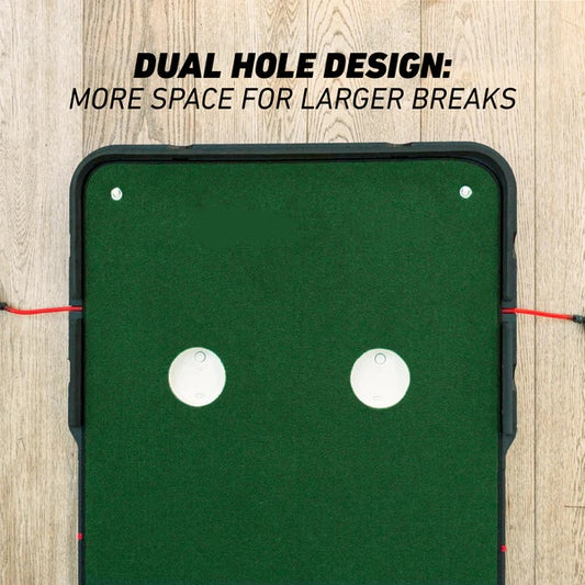 Adjustable Golf Putting Mat – Realistic Breaks Up to 10ft with Ball Return
