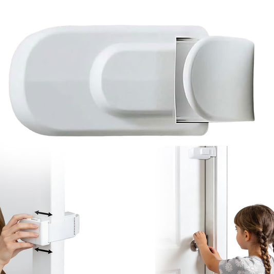 Child-Proof Door Lock – No Tools, Mounts High Out of Reach