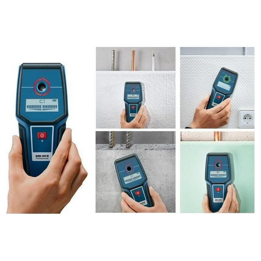 Professional Wall Scanner & Metal Detector – 100mm Depth, Live Cable Detection