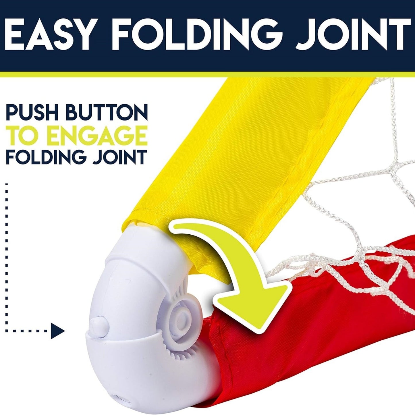 Kids Soccer Goal – 24″ x 16″ Pop‑Up Set with Ball & Pump for Toddlers