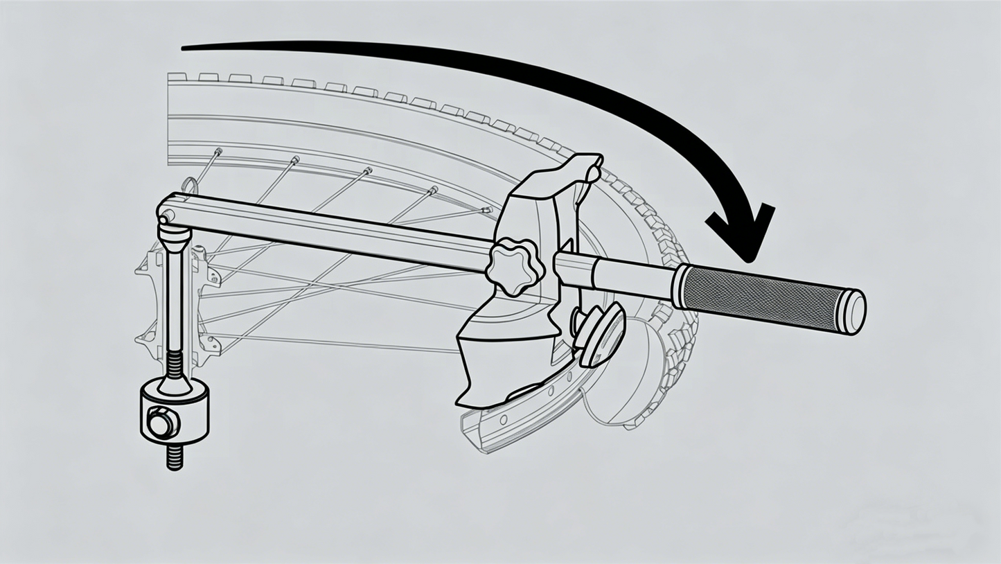 Hub-Mounted Tire & Insert Tool – Install & Remove Tires in Minutes