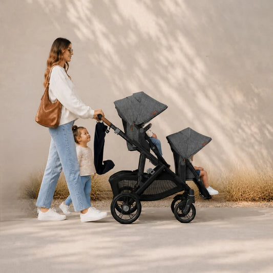 Stroller Extra Seat – Clip-On Second Seat for Toddlers, Unrolls in Seconds