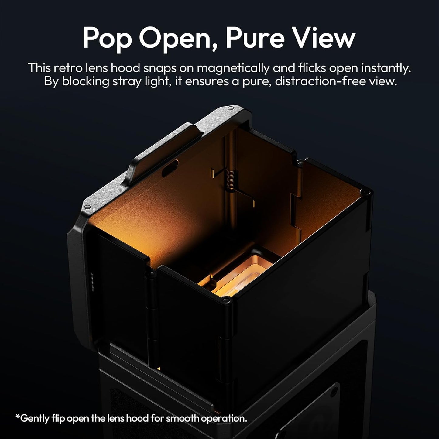 Compact Optical Viewfinder – 28mm Full-Frame, Switchable 35/50mm Framelines, Waist-Level Shooting