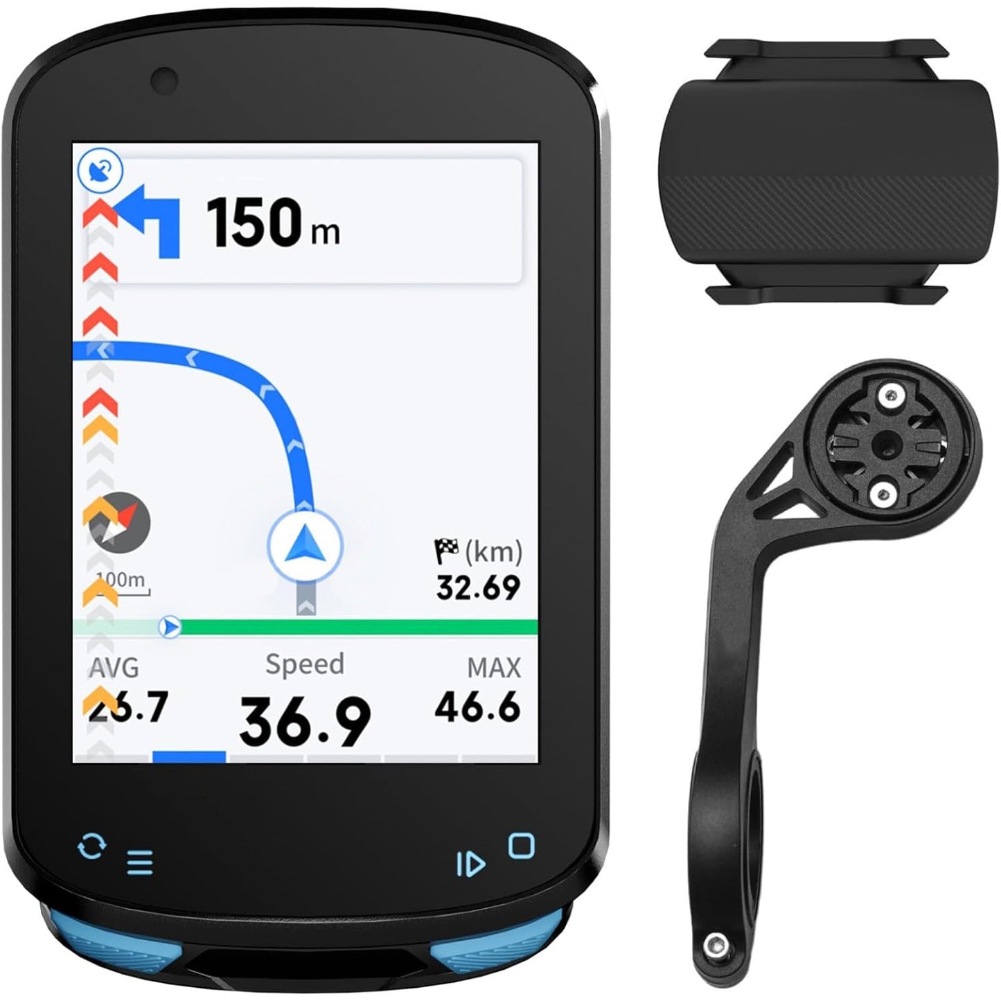 Bike Computer – Wireless Cycling Computer with Route Navigation