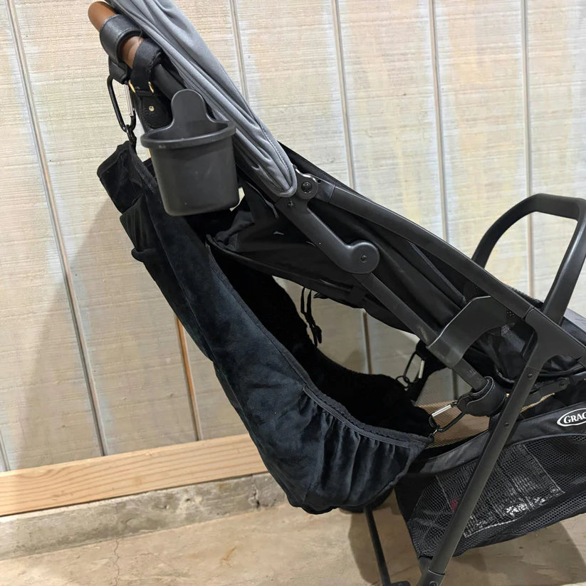 Stroller Extra Seat – Clip-On Second Seat for Toddlers, Unrolls in Seconds