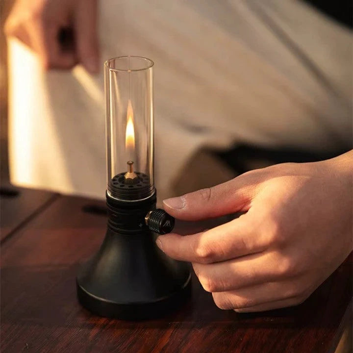 Portable Retro Gas Lantern – Outdoor Camping & Atmosphere Light