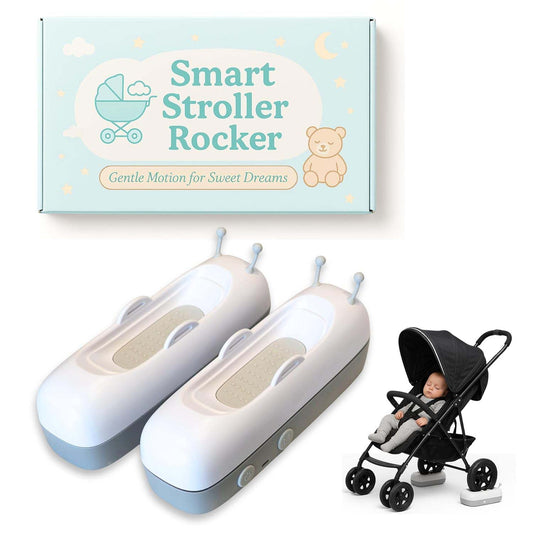Smart Baby Soother – Automatic Stroller Rocker with Wireless Remote & 90-Minute Timer