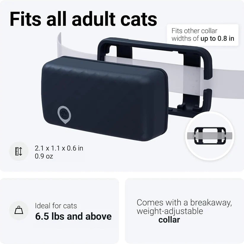 Mini GPS Cat Tracker – Real-Time Location & Activity Monitor with Safety Collar