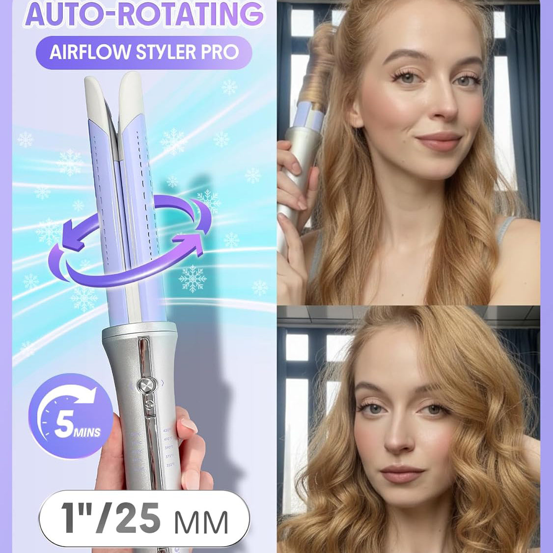 One Touch Airflow Styler Pro – 32mm | 360° Cooling Airflow