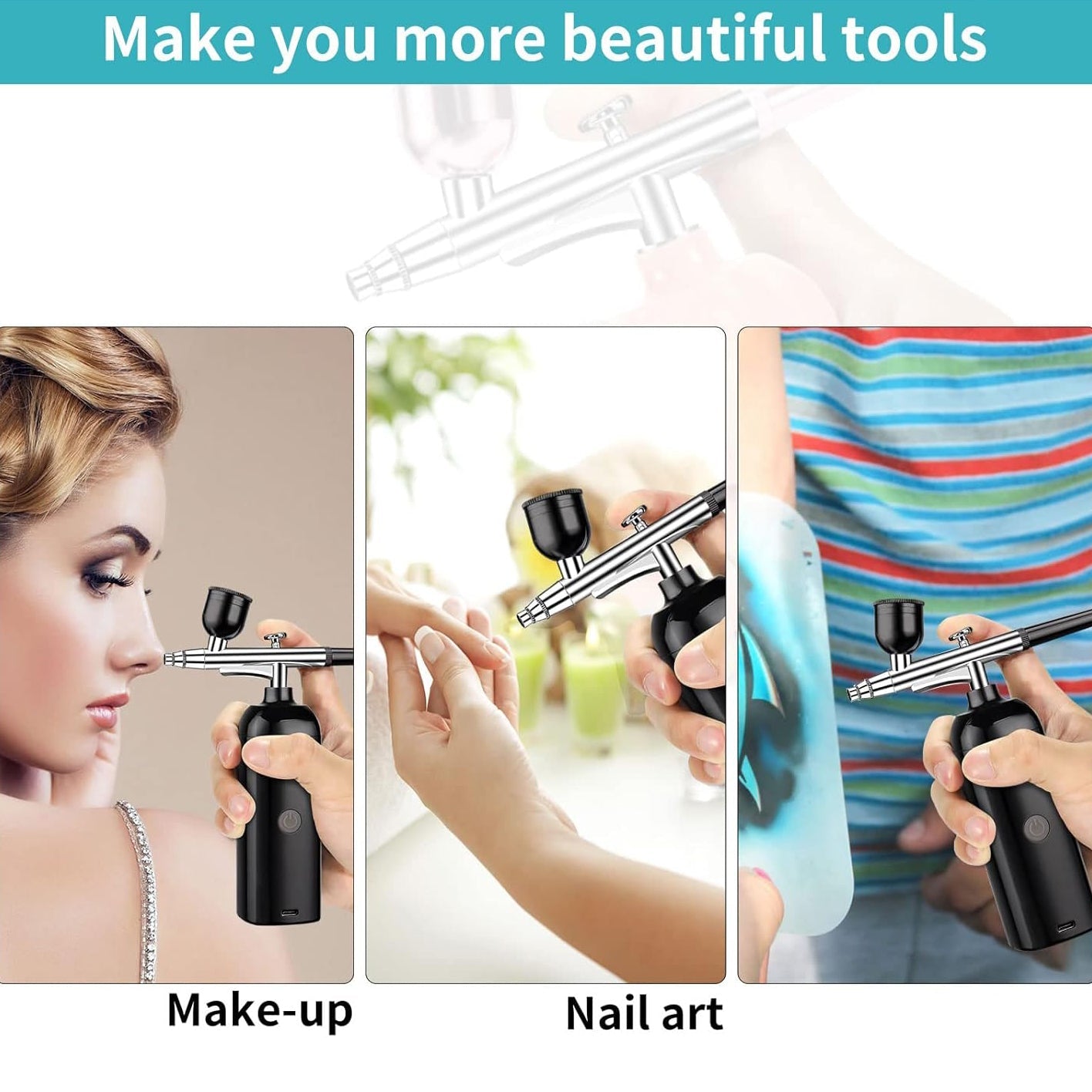 Mini Airbrush Kit – Portable Spray Gun for Hobby & Craft