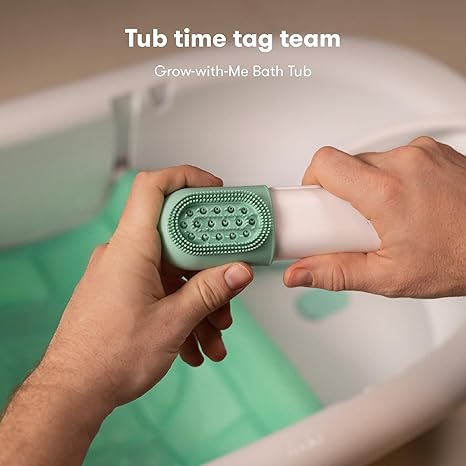 Bath Sprayer Attachment for Baby Tub – Rinse Control with Scalp Massager