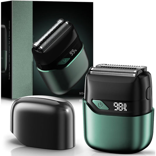 Electric Foil Shaver for Men – Mini Cordless Razor | IPX7 Waterproof