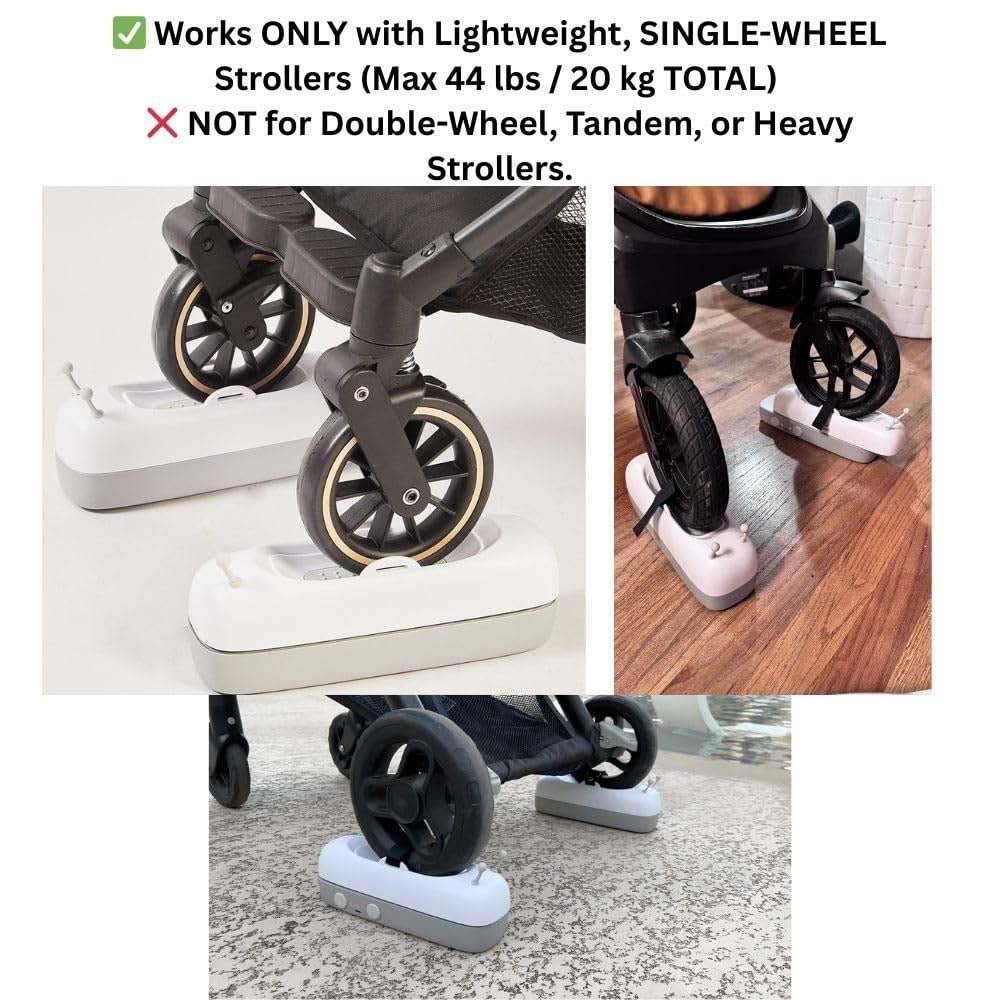 Smart Baby Soother – Automatic Stroller Rocker with Wireless Remote & 90-Minute Timer