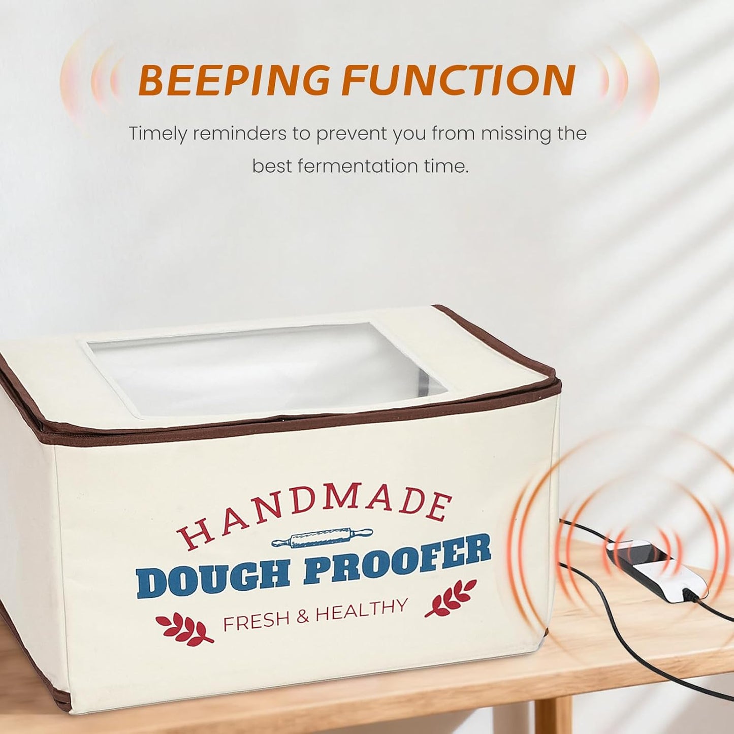 Dough Proofing Box – 3-Sided Heating | 50–130°F Precision Control