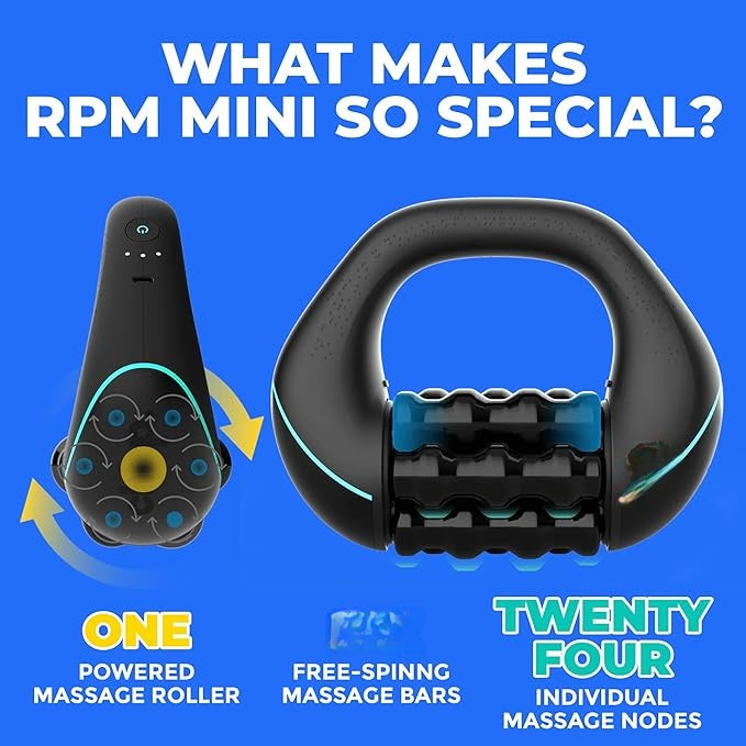 Mini Percussive Massager – 3 Speeds, 4-Hour Battery, Portable