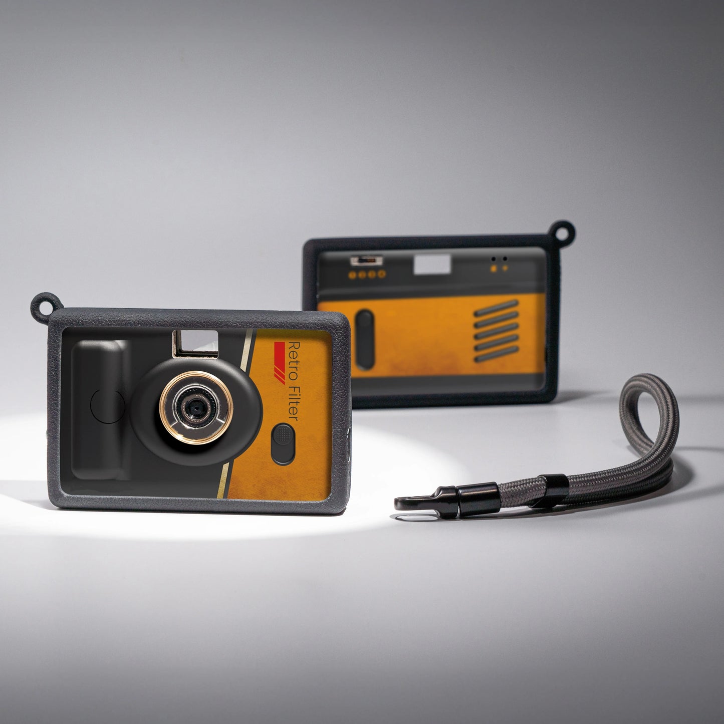 Paper‑Thin Digital Camera – 100g, No Screen, Film Tones, Travel Ready