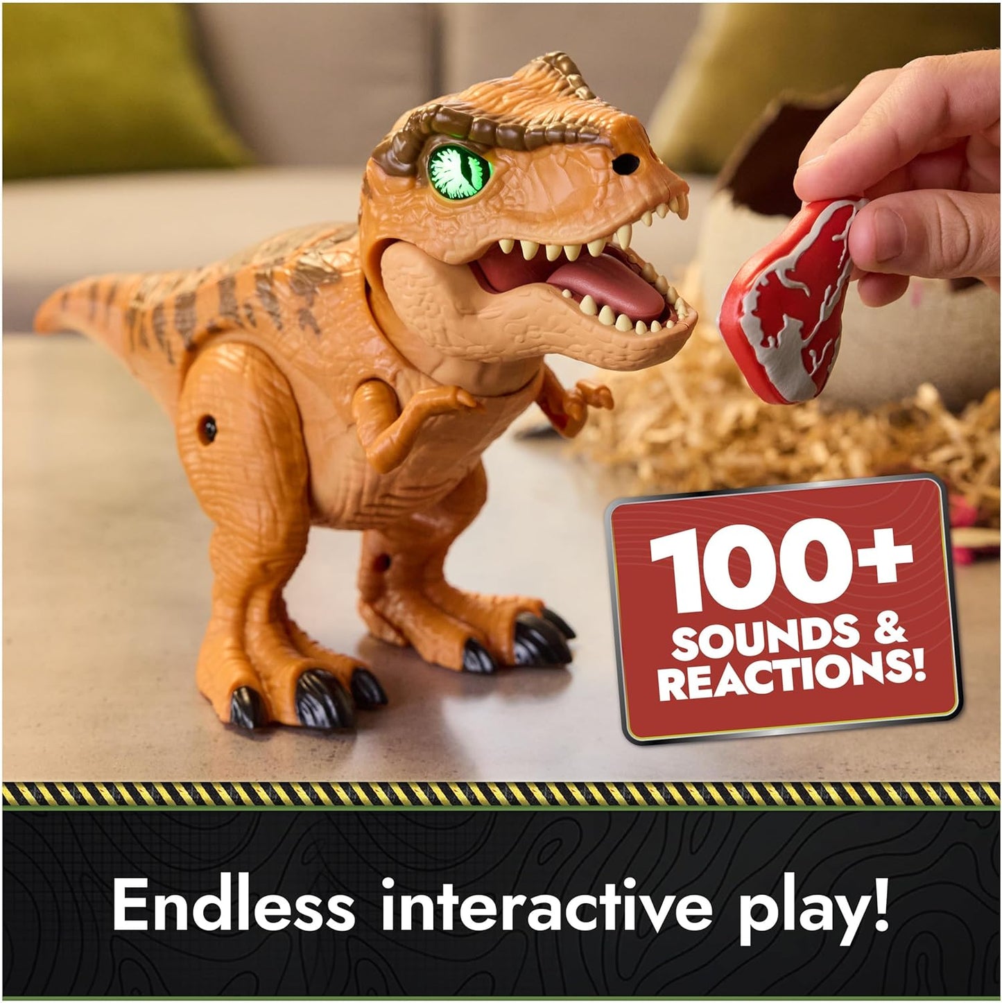 Interactive Hatching Dinosaur Egg – Train Your Baby Dino with 100+ Sounds