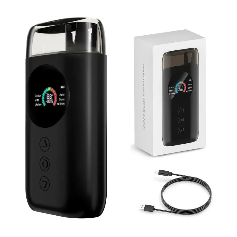 Smart Automatic Guitar Tuner – Tuner, Metronome & String Winder