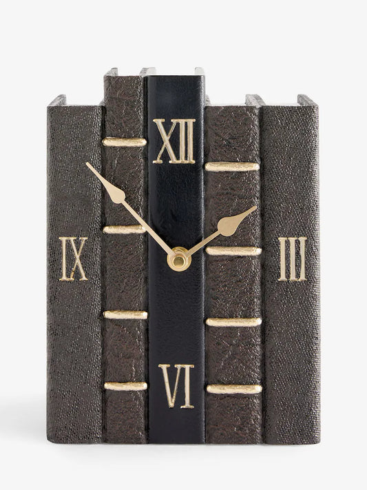 Book Clock – Vintage Book-Shaped Table Clock for Home Decor