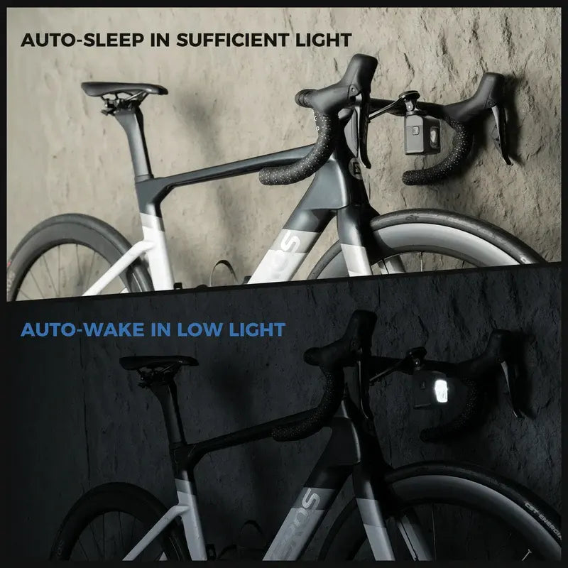Bike Headlight with Remote & Digital Display – 600 Lumens, IPX6 Waterproof