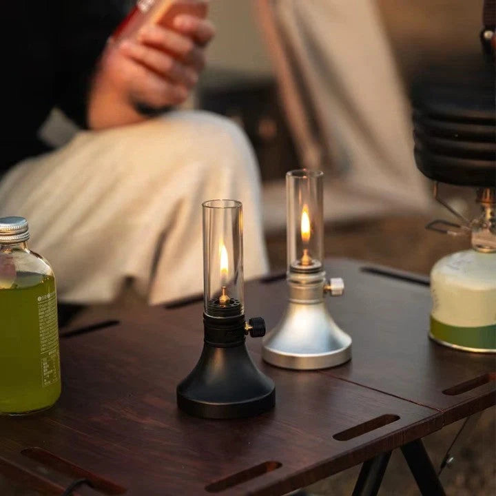 Portable Retro Gas Lantern – Outdoor Camping & Atmosphere Light