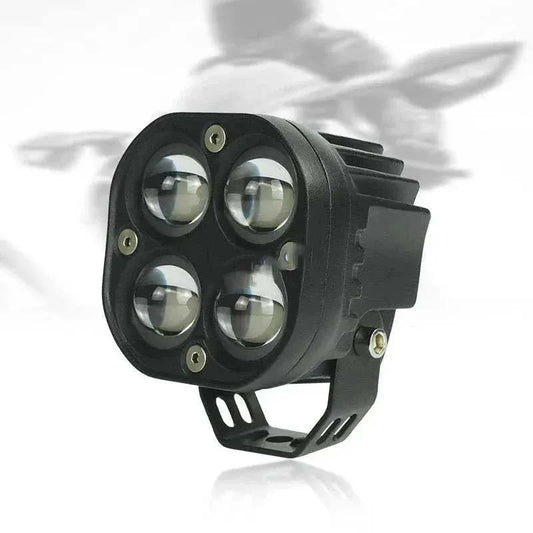 4 LED Fog Light Kit – Dual-Color (Yellow/White), 80W High Brightness with Wiring Harness
