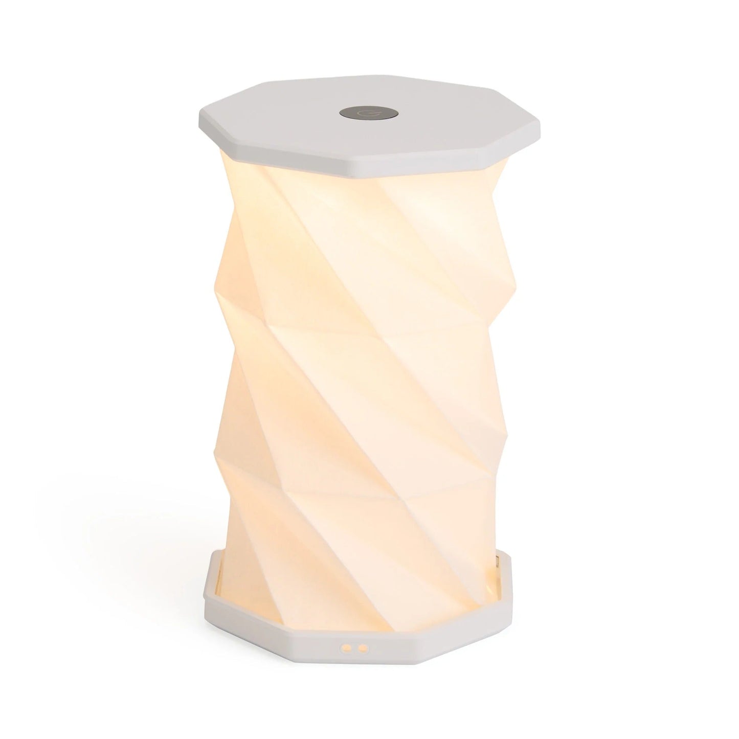 Twist Hexagon Portable Table Lamp – Foldable, USB-C Rechargeable, Adjustable Height