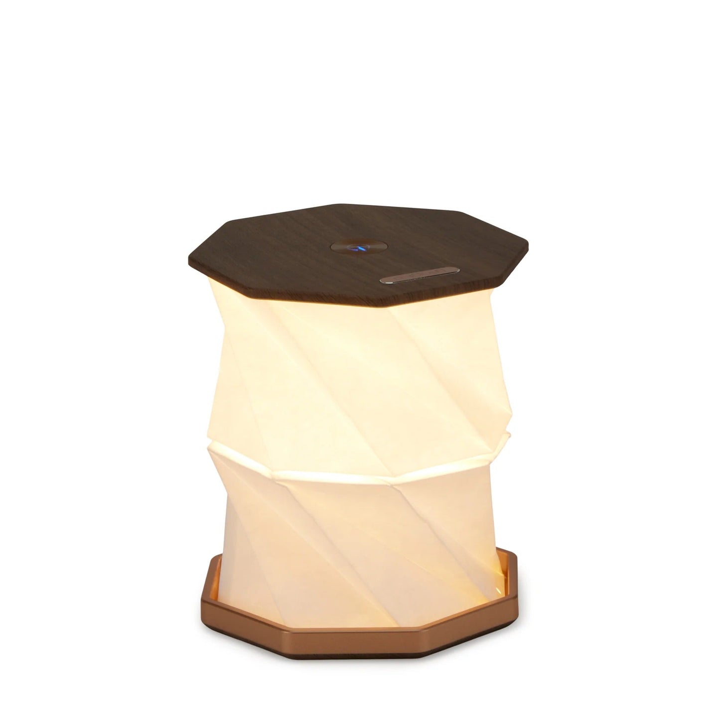 Twist Hexagon Portable Table Lamp – Foldable, USB-C Rechargeable, Adjustable Height