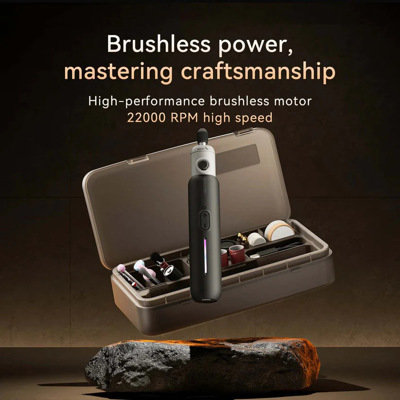 Cordless Rotary Engraving Pen – Brushless Motor, 8 Speeds, 65 Accessories