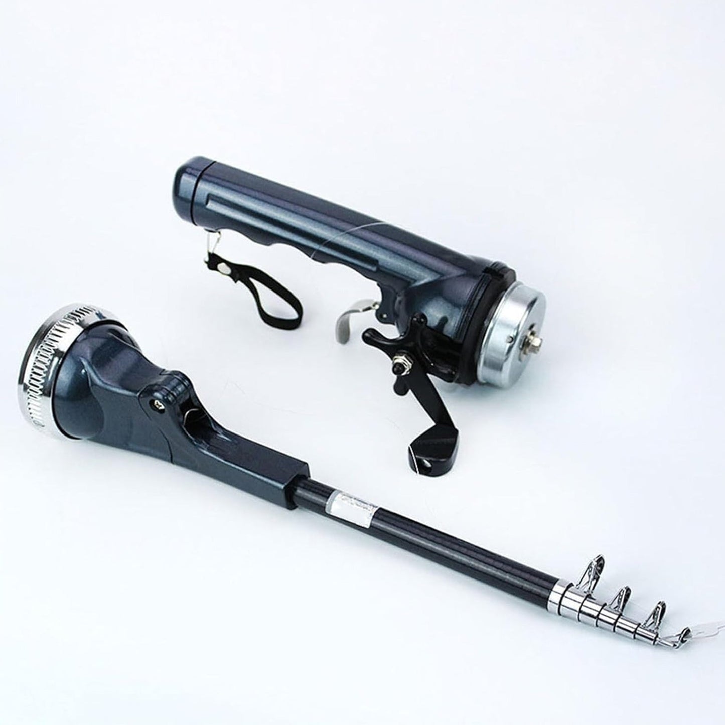 Portable folding carp fishing rod