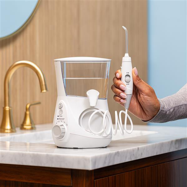 Dental Water Jet – Electric Flosser, 7 Tips, 10 Pressure Modes, 22 oz Tank