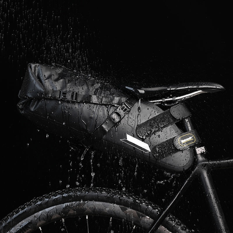 10L Waterproof Cycling Saddle Bag – Water-Resistant, Lightweight, and Durable