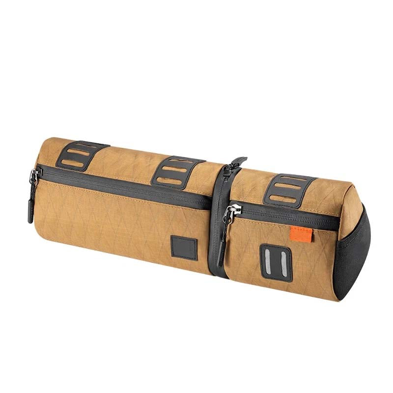 2-in-1 Bicycle Front Bag: Detachable Handlebar Bag, Frame Bag, and Saddle Bag