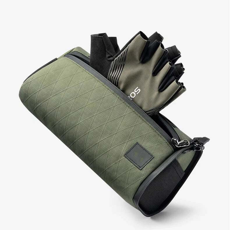 2-in-1 Bicycle Front Bag: Detachable Handlebar Bag, Frame Bag, and Saddle Bag